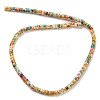 Baking Paint Synthetic Turquoise Beads Strands G-H060-02A-06-3