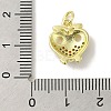 Brass Micro Pave Cubic Zirconia Pendants KK-M283-24D-02-3