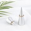 Aluminum Finger Ring Display Holder RDIS-WH0004-01-4