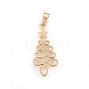 304 Stainless Steel Pendants X-STAS-P209-45G-2