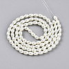 Baking Paint Pearlized Glass Pearl Bead Strands HY-T002-01A-02-1