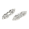 Tibetan Style Alloy Connector Cabochon Settings FIND-B050-13AS-2