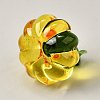 Glass Pumpkin Display Decorations DJEW-WH0043-71D-01-2