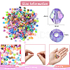 5400Pcs 18 Colors Transparent Acrylic Beads TACR-CJ0001-30-2
