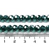 Electroplate Transparent Glass Beads Strands LS-EGLA-A035-T6mm-A18-4