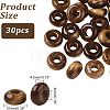 Natural Tiger Eye European Large Hole Beads G-NB0003-72B-04-5