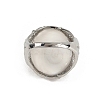 Half Round Natural Shell Finger Rings RJEW-P128-05P-3