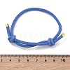 Adjustable Nylon Round Milan Cord Slider Bracelet Making FB-H001-01G-01-3