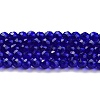 Transparent Glass Beads Strands GLAA-H021-03-09-2
