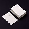 Rectangle Paper One Pair Earring Display Cards with Hanging Hole CDIS-YW0001-04-3