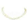 Natural Shell Beaded Necklaces for Women NJEW-JN05030-4