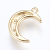 Brass Charms X-ZIRC-G116-06G-2