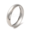 Non-Tarnish 304 Stainless Steel Plain Bangles BJEW-Q773-03D-P-1