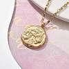 304 Stainless Steel Constellation Pendant Necklaces NJEW-K392-01G-07-2