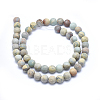 Natural Aqua Terra Jasper Beads Strands G-N0128-48F-8mm-3