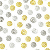 300Pcs 3 Styles Brass Bead Caps IFIN-FS0001-43-3