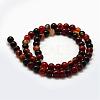 Natural Agate Beads Strands G-F417-07-6mm-2