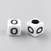 Opaque Acrylic Beads LS-SACR-Q188-02O-2