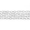 Tarnish Resistant 304 Stainless Steel Cable Chains CHS-H022-01P-20M-1