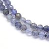 Natural Cordierite/Iolite/Dichroite Beads Strands G-E411-39-2mm-3