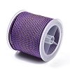 11M Polyester Braided Cord with Cotton Core & Metallic Thread OCOR-Z006-01-02-2