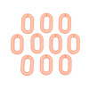 Opaque Spray Painted Acrylic Linking Rings OACR-T024-02-I02-1