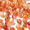 100Pcs 8mm Natural Carnelian Round Beads DIY-LS0002-39-4