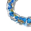 Handmade Gold Foil and Silver Foil Lampwork Beads FOIL-C001-01A-08-3