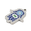 304 Stainless Steel Rhinestone Pendants STAS-U007-11A-P-2