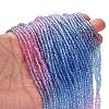 Transparent Painted Glass Beads Strands DGLA-A034-T2mm-A08-2