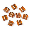Handmade Silver Foil Lampwork Beads FOIL-S006-12x12mm-03-1