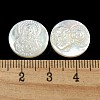 Carved Natural White Shell Cabochons SSHEL-N038-06B-10-3