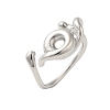 304 Stainless Steel Cuff Rings for Women RJEW-U013-09P-1