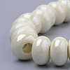 Handmade Porcelain Beads PORC-Q219-13x9-F25-3