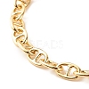 Brass Mariner Links Chain Anklets for Women AJEW-AN00456-4