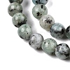 Dyed Natural White Jade Beads Strands G-T140-4mm-B03-4