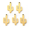 PVD Vacuum Plating 201 Stainless Steel Pendants STAS-N092-103G-1