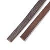 Flat Leather Jewelry Cord WL-XCP0001-11-3