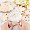 20Pcs 5 Styles Wooden Earring Organizer Boards EDIS-NB0001-07-3