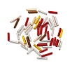 Brass Coiled Wire Tube Beads KK-C070-01-1