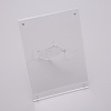 Acrylic Photo Frame Stand DJEW-WH0011-64B-2