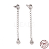 925 Sterling Silver Chain Extenders STER-D036-33AS-1