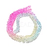 Transparent Glass Bead Strands GLAA-H023-03K-3