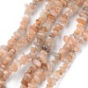 Natural Sunstone Beads Strands G-G0003-B11-1