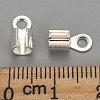 Brass Cord Ends KK-E182-S-3