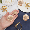 6 Pcs 2 Styles Alloy Napkin Rings AJEW-GF0002-73G-3