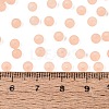 FGB Frosted Transparent Glass Seed Beads SEED-N013-02A-04-4