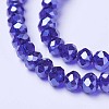 Electroplate Glass Beads Strands EGLA-A034-T3mm-A11-3
