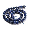 Natural Lapis Lazuli Round Beads Strands G-I181-09-8mm-2