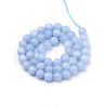 Natural Aquamarine Beads Strands G-Q951-01-10mm-2